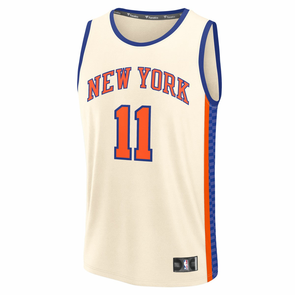 Jalen Brunson New York Knicks 2025/26 City Edition Fast Break Jersey Cream - Fanatics