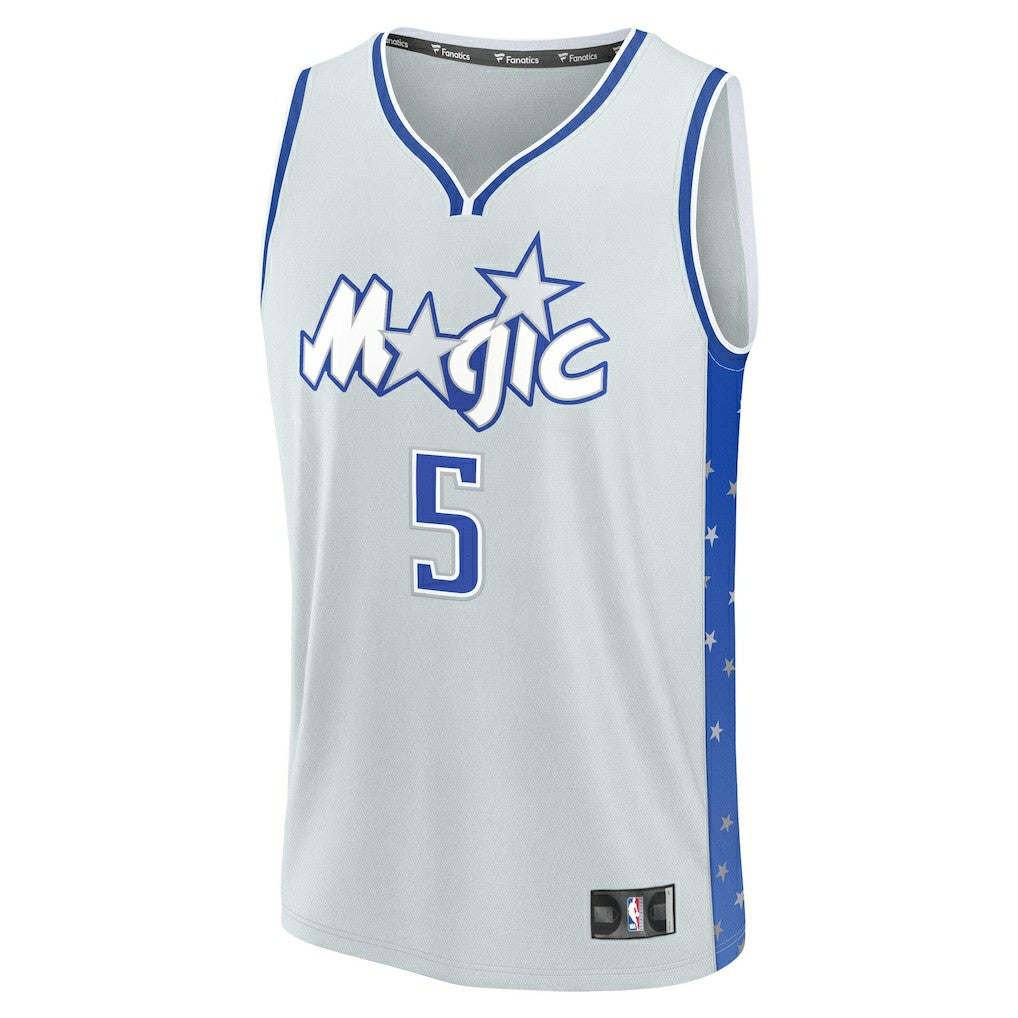 Paolo Banchero Orlando Magic 2025/26 City Edition Fast Break Jersey Silver - Fanatics