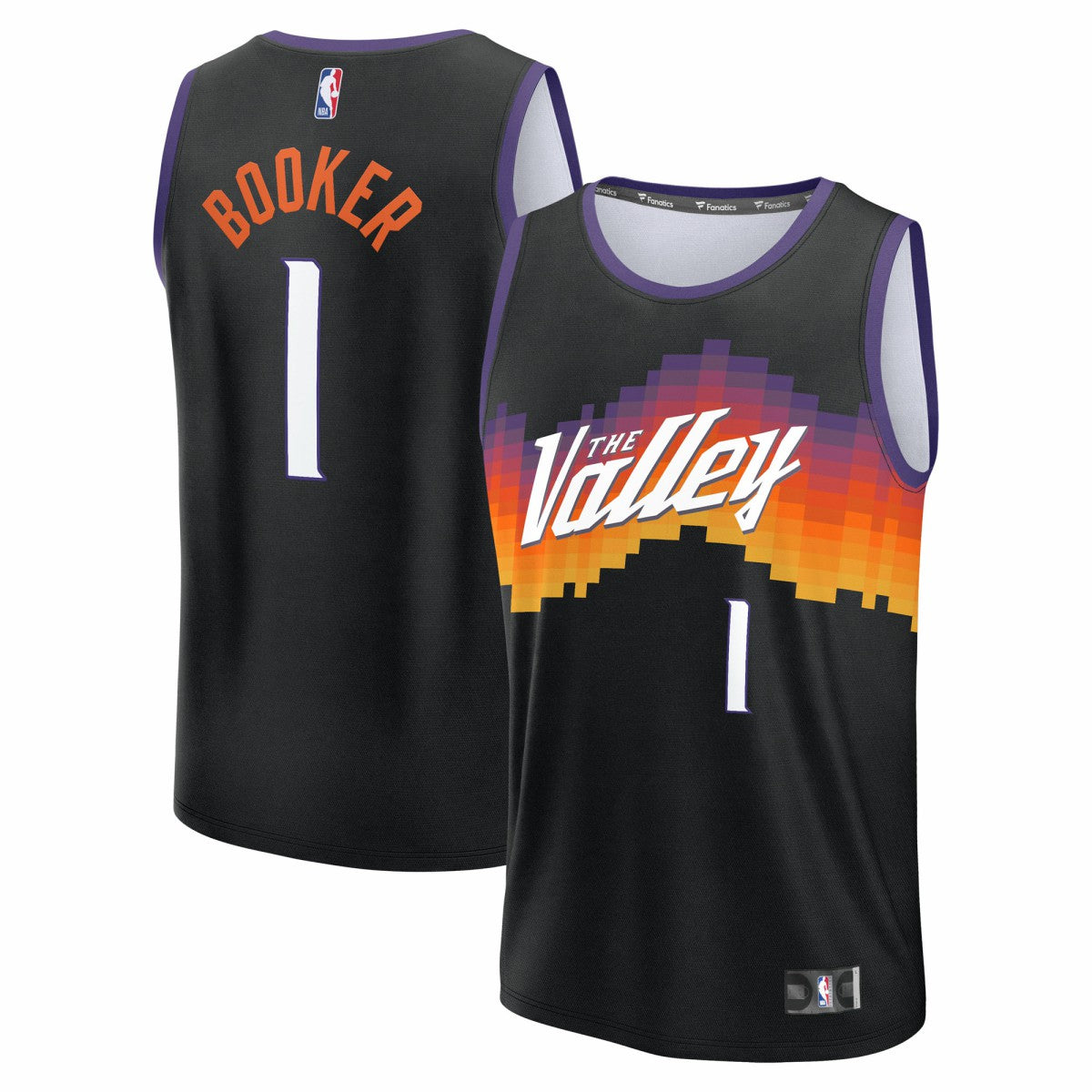 Devin Booker Phoenix Suns 2025/26 City Edition Fast Break Jersey Black - Fanatics