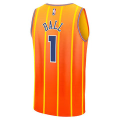 LaMelo Ball Charlotte Hornets 2025/26 City Edition Fast Break Jersey Orange - Fanatics outlet