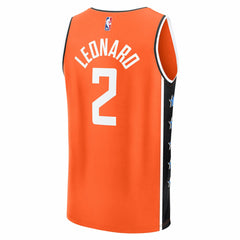 Kawhi Leonard LA Clippers 2025/26 City Edition Fast Break Jersey Orange - Fanatics
