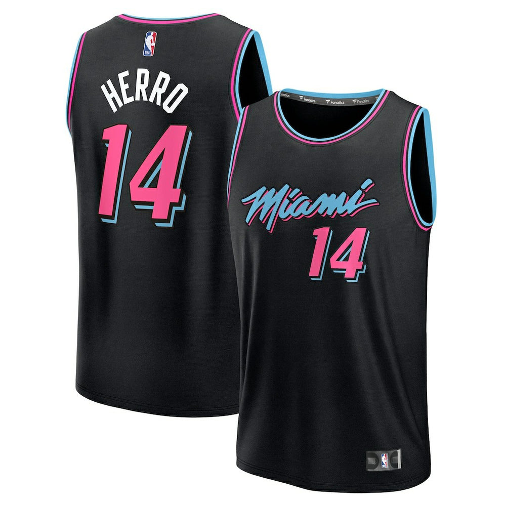 Tyler Herro Miami Heat Youth 2025/26 City Edition Fast Break Jersey Black - Fanatics outlet