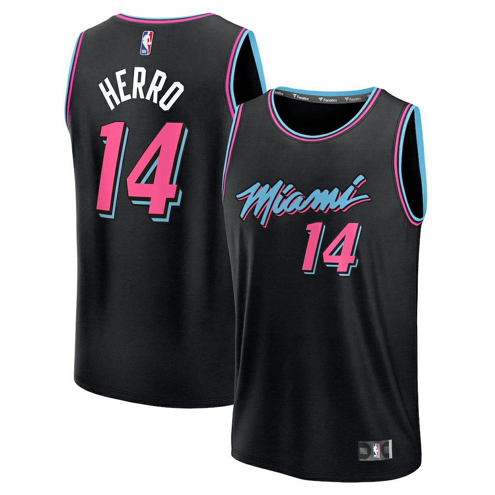 Tyler Herro Miami Heat Youth 2025/26 City Edition Fast Break Jersey Black - Fanatics outlet