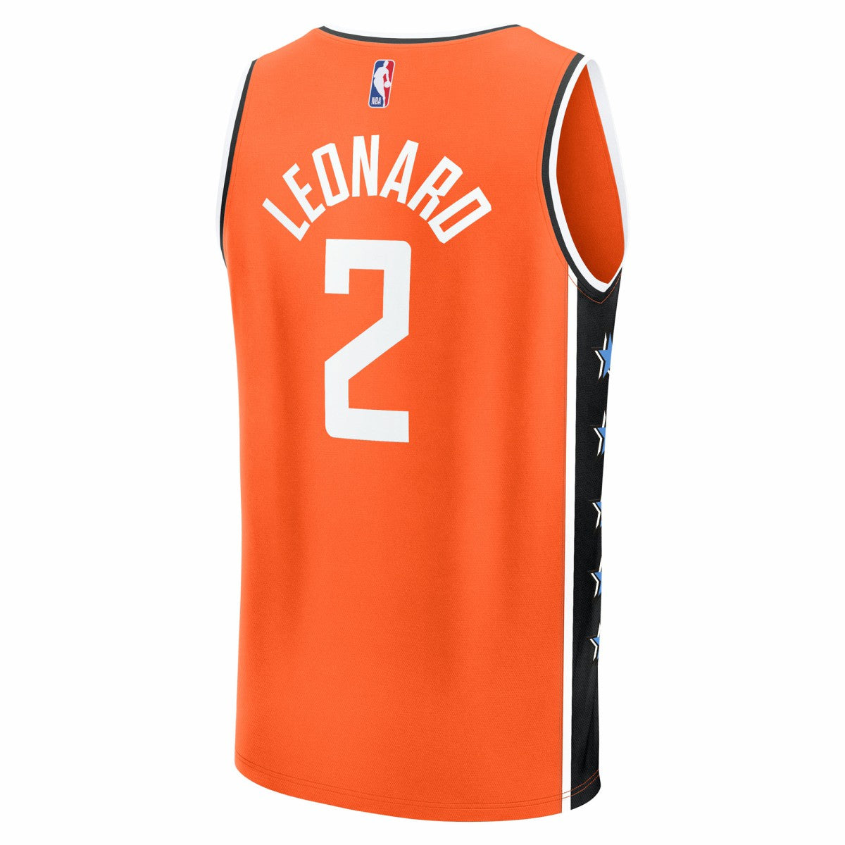 Kawhi Leonard LA Clippers Youth 2025/26 City Edition Fast Break Jersey Orange - Fanatics