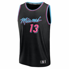 Bam Adebayo Miami Heat Youth 2025/26 City Edition Fast Break Jersey Black - Fanatics