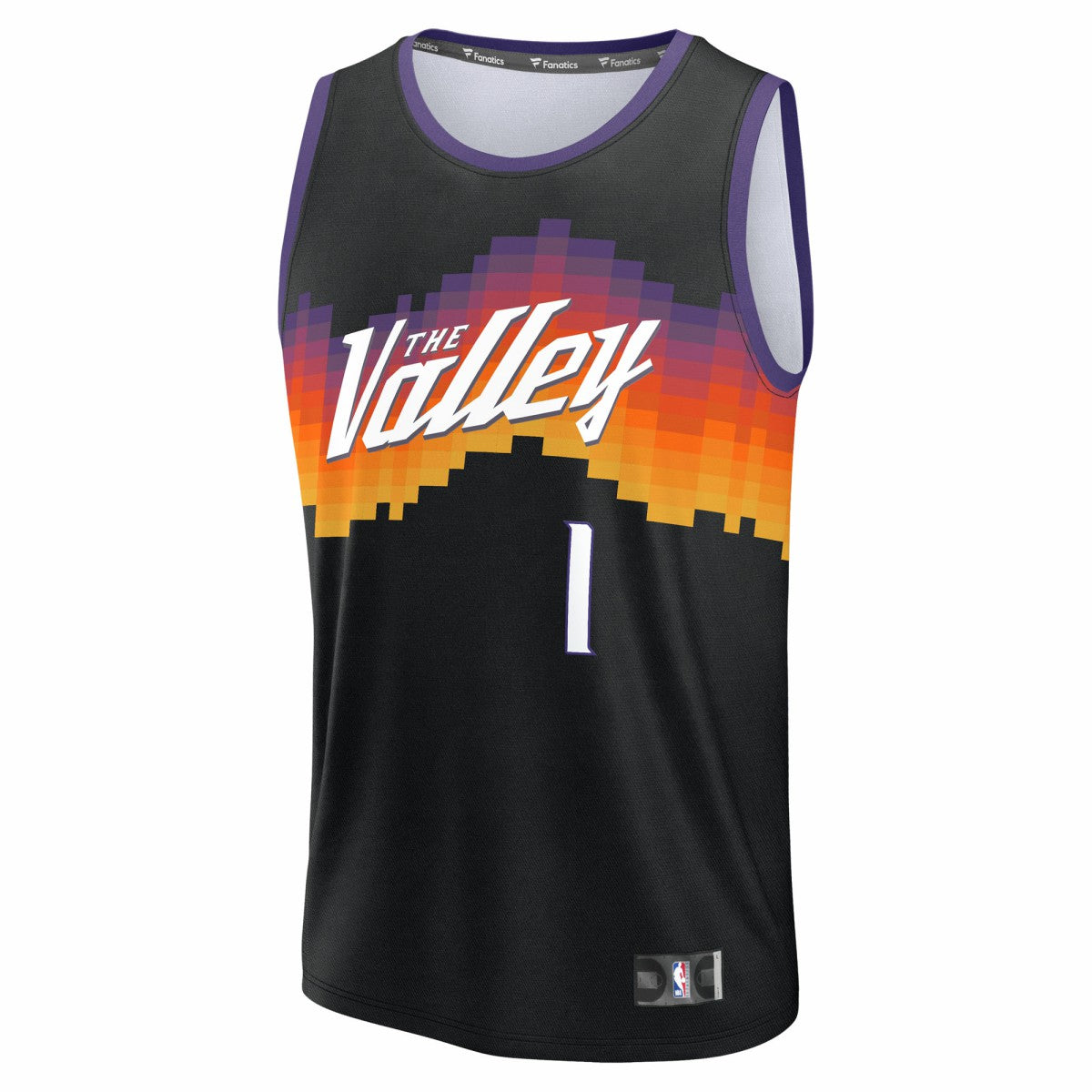 Devin Booker Phoenix Suns Youth 2025/26 City Edition Fast Break Jersey Black - Fanatics