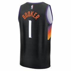 Devin Booker Phoenix Suns Youth 2025/26 City Edition Fast Break Jersey Black - Fanatics