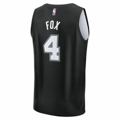 De'Aaron Fox San Antonio Spurs Youth 2025/26 City Edition Fast Break Jersey Black - Fanatics