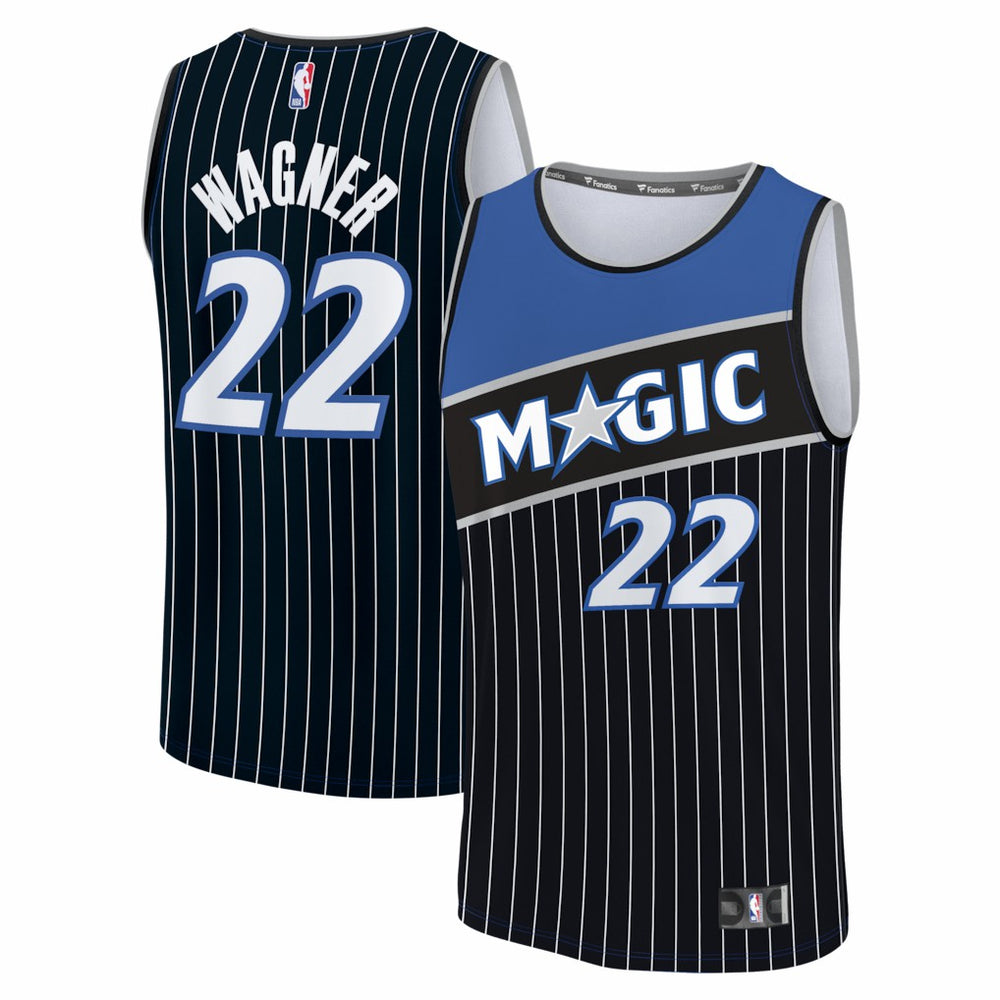 Franz Wagner Orlando Magic Fast Break Jersey Statement Edition Black - Fanatics