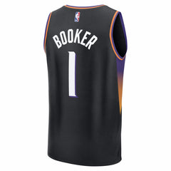 Devin Booker Phoenix Suns Fast Break Jersey Statement Edition Black - Fanatics