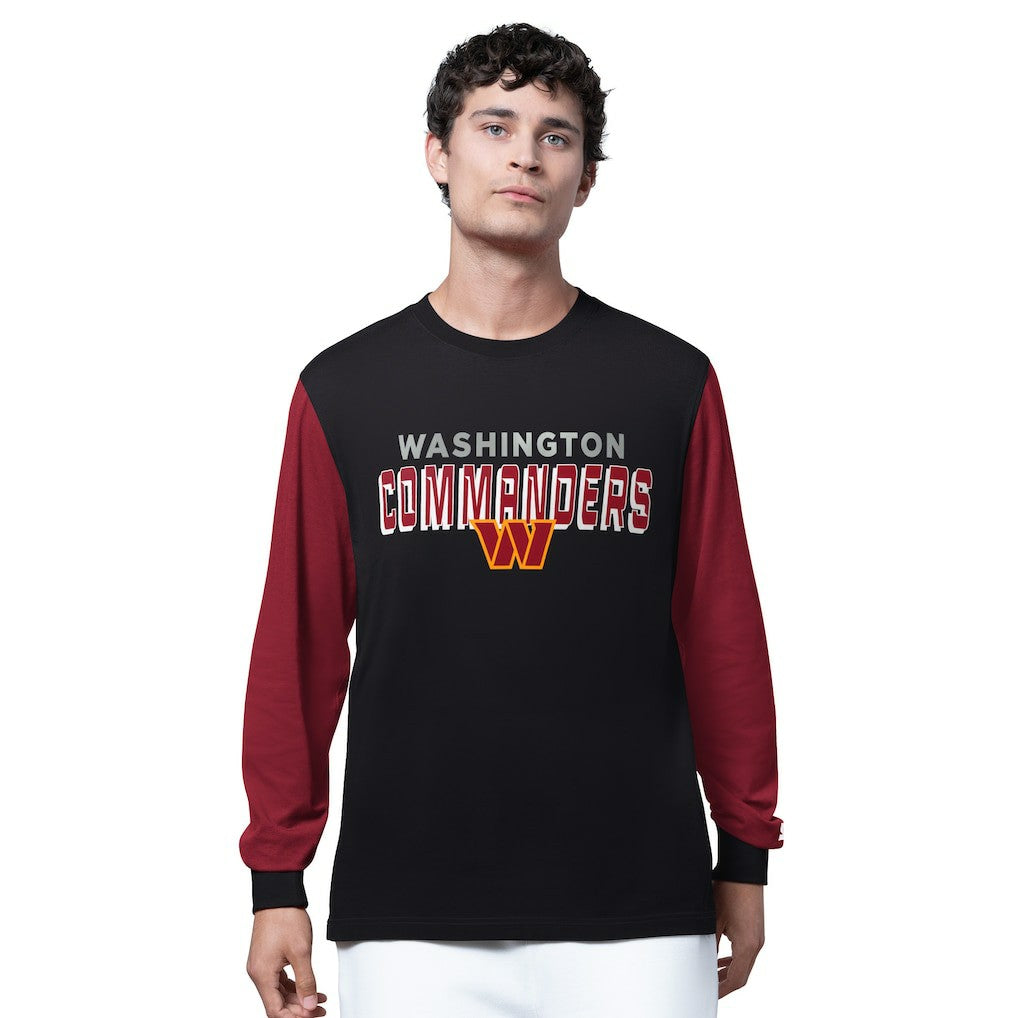Washington Commanders Starter Thursday Night Gridiron Long Sleeve T-Shirt- Black - Black T-shirts