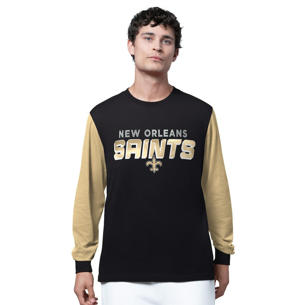 New Orleans Saints Starter Thursday Night Gridiron Long Sleeve T-Shirt- Black - Black T-shirts