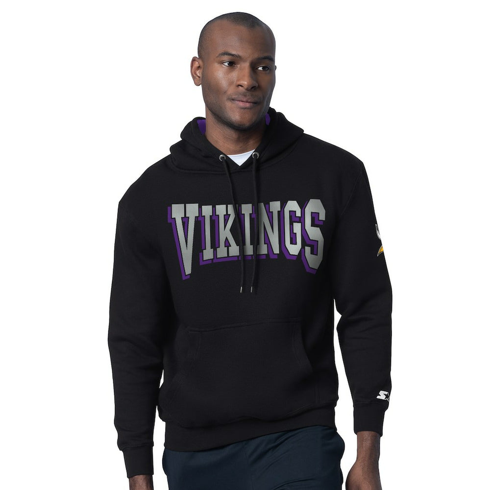 Minnesota Vikings Starter Thursday Night Gridiron Hoodie - Black Hoodies