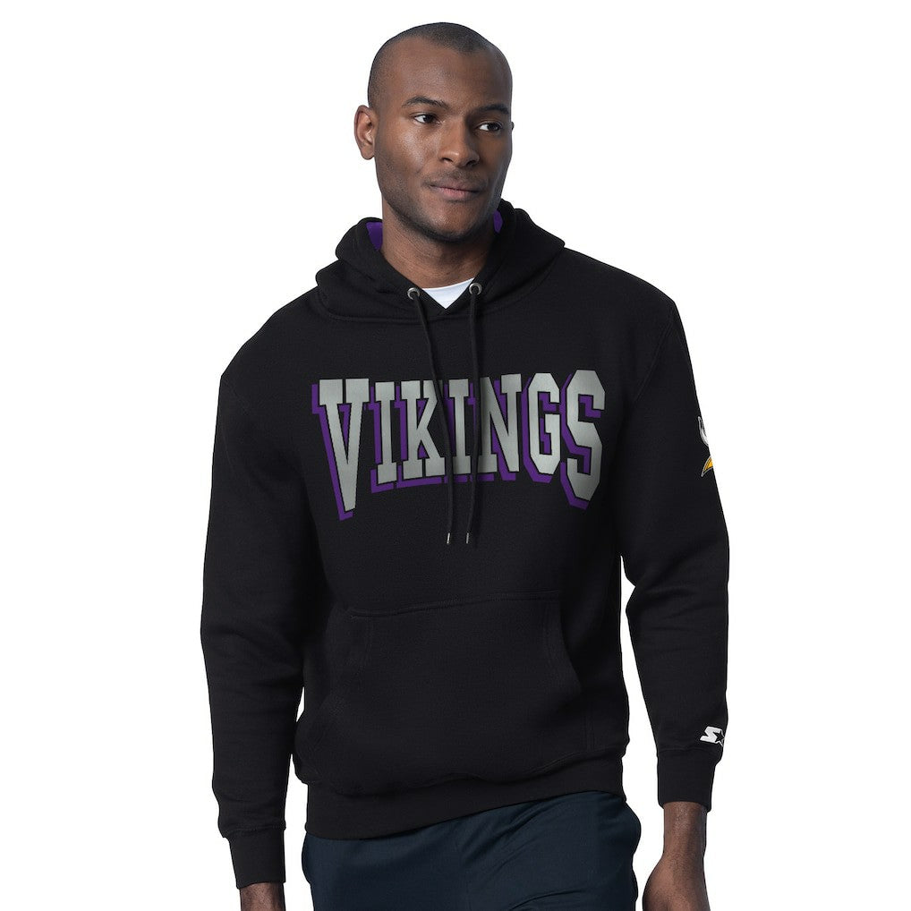 Minnesota Vikings Starter Thursday Night Gridiron Hoodie - Black Hoodies