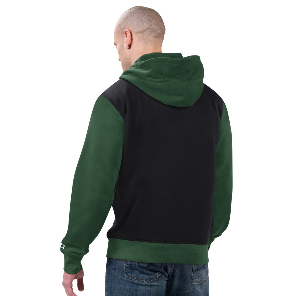 Green Bay Packers Starter Thursday Night Gridiron Full-Zip Hoodie - Black/Green Hoodies