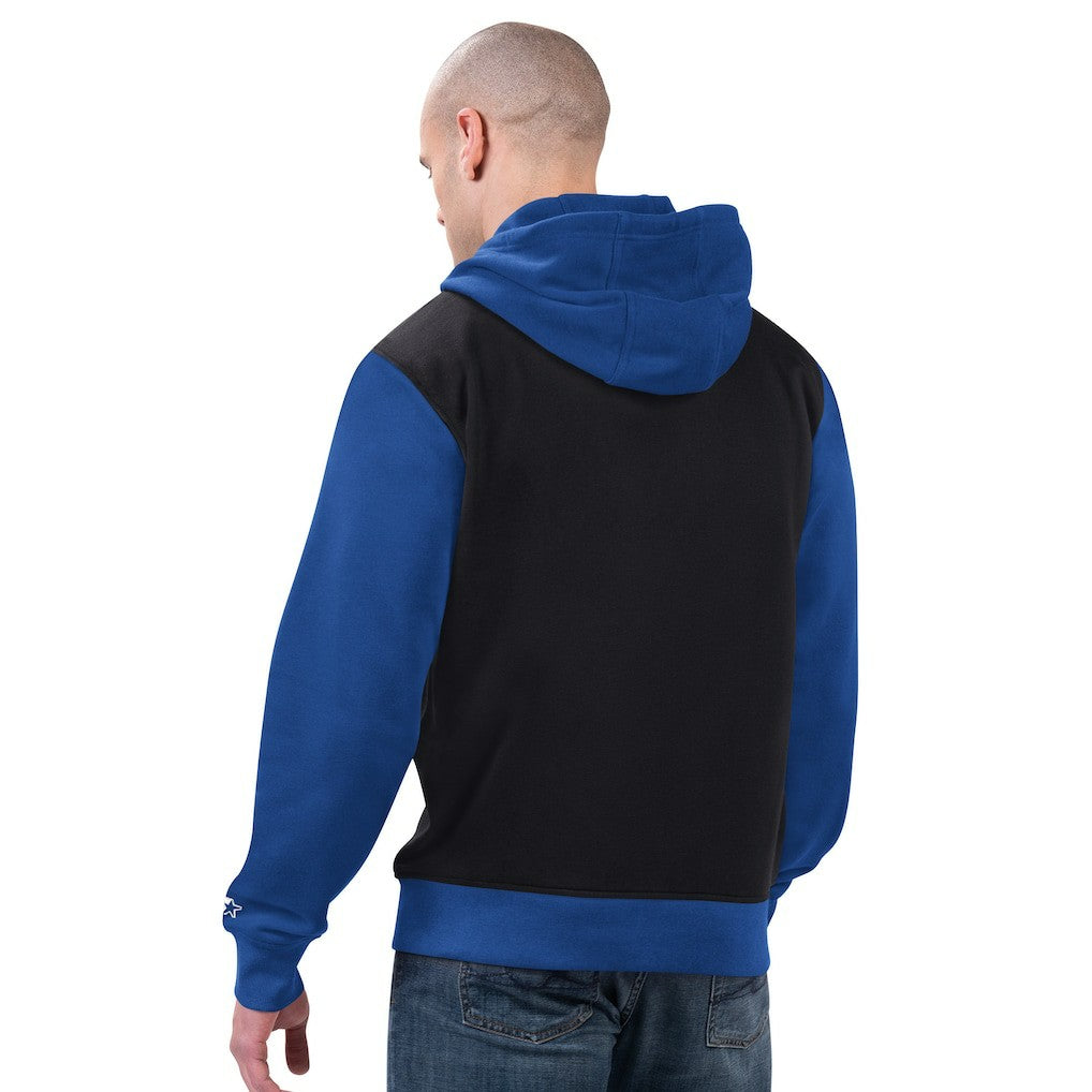 New York Giants Starter Thursday Night Gridiron Full-Zip Hoodie - Black/Royal Hoodies