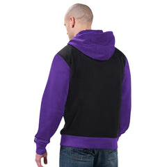 Minnesota Vikings Starter Thursday Night Gridiron Full-Zip Hoodie - Black/Purple Hoodies