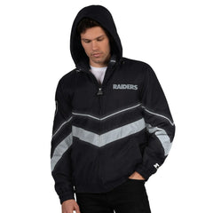 Las Vegas Raiders Starter Thursday Night Gridiron Full-Zip Jacket - Black/Silver Jackets