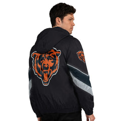 Chicago Bears Starter Thursday Night Gridiron Full-Zip Jacket - Black/Navy Jackets