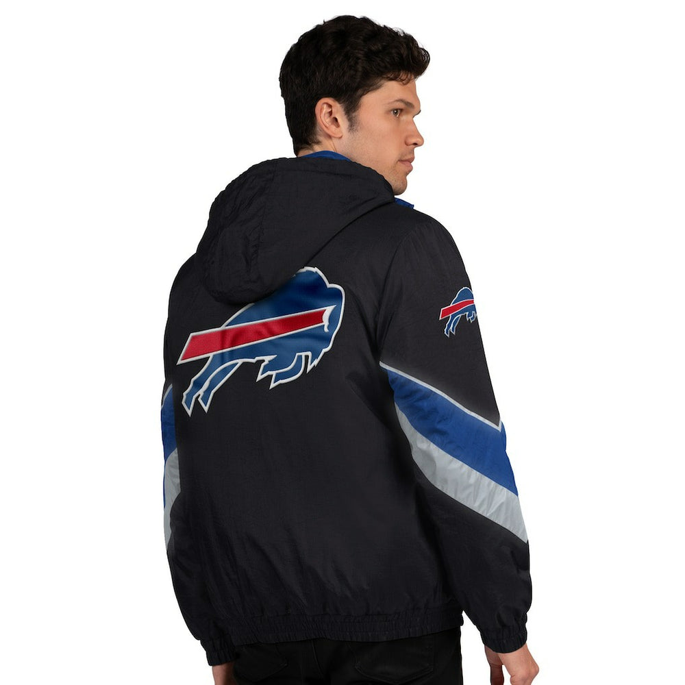 Buffalo Bills Starter Thursday Night Gridiron Full-Zip Jacket - Black/Royal Jackets