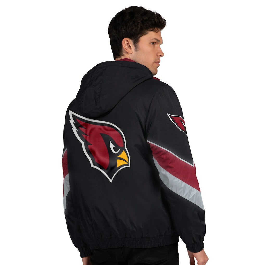 Arizona Cardinals Starter Thursday Night Gridiron Full-Zip Jacket - Black/Cardinal Jackets