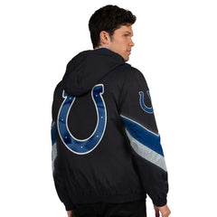 Indianapolis Colts Starter Thursday Night Gridiron Full-Zip Jacket - Black/Royal Jackets