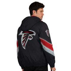 Atlanta Falcons Starter Thursday Night Gridiron Full-Zip Jacket - Black/Red Jackets