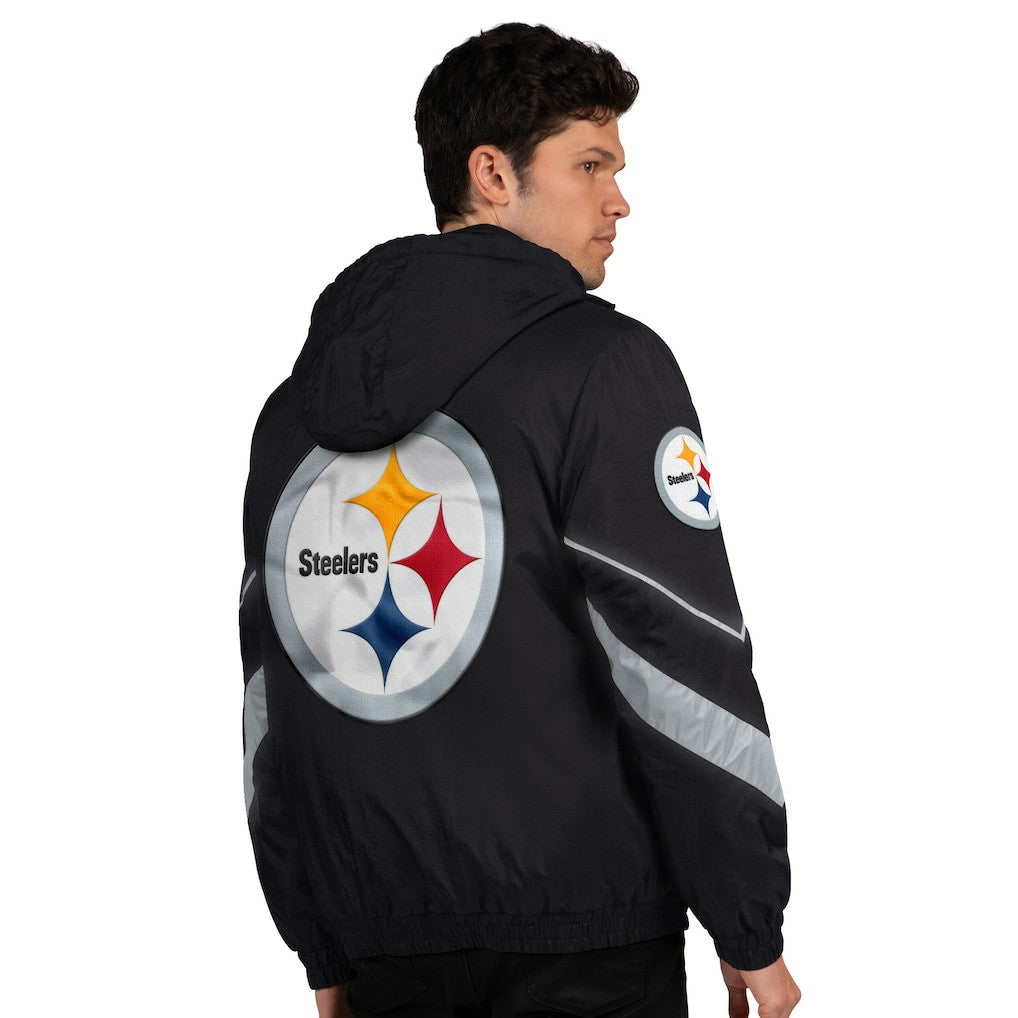 Pittsburgh Steelers Starter Thursday Night Gridiron Full-Zip Jacket - Black/Gold Jackets