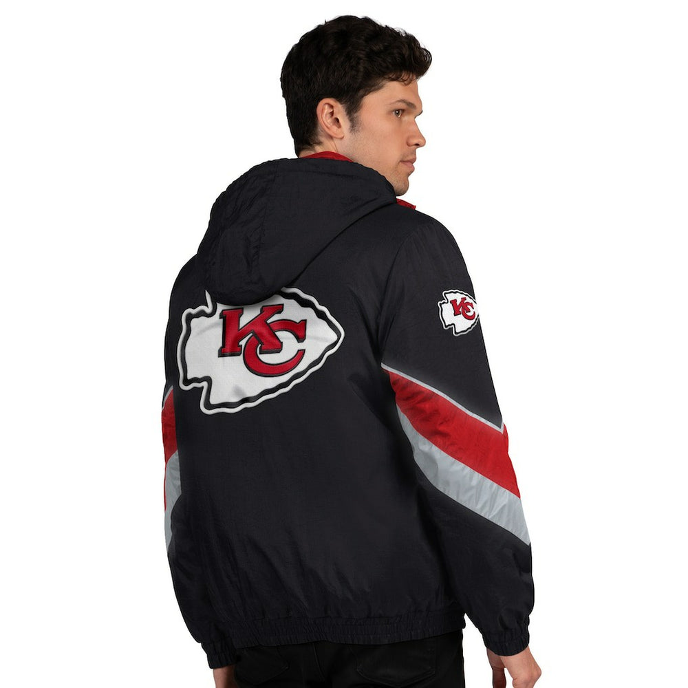 Kansas City Chiefs Starter Thursday Night Gridiron Full-Zip Jacket - Black/Red Jackets