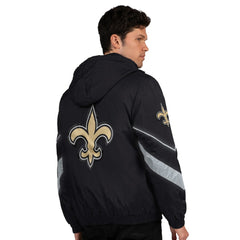 New Orleans Saints Starter Thursday Night Gridiron Full-Zip Jacket - Black/Gold Jackets