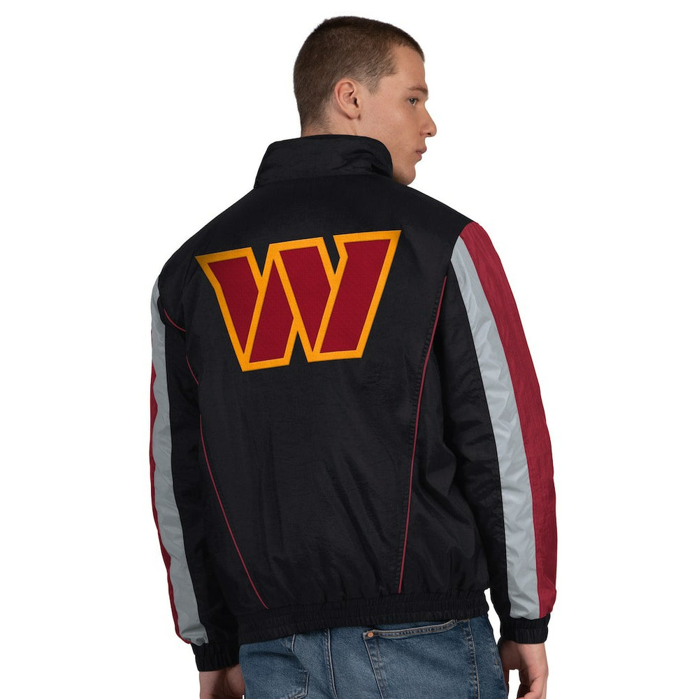 Washington Commanders Starter Thursday Night Gridiron Half-Zip Jacket - Black Jackets