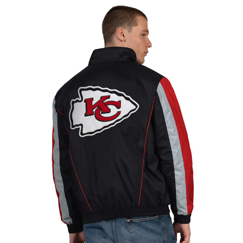 Kansas City Chiefs Starter Thursday Night Gridiron Half-Zip Jacket - Black Jackets