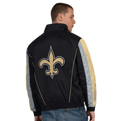 New Orleans Saints Starter Thursday Night Gridiron Half-Zip Jacket - Black Jackets