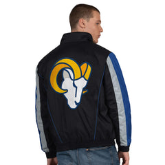 Los Angeles Rams Starter Thursday Night Gridiron Half-Zip Jacket - Black Jackets