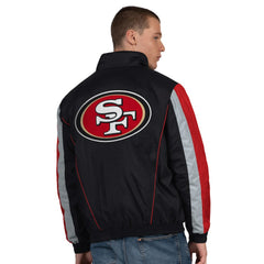 San Francisco 49ers Starter Thursday Night Gridiron Half-Zip Jacket - Black Jackets