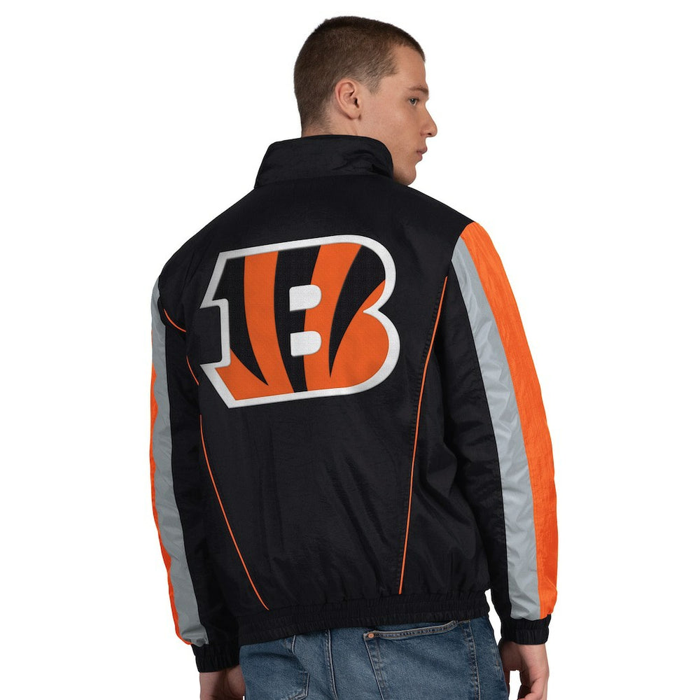 Cincinnati Bengals Starter Thursday Night Gridiron Half-Zip Jacket - Black Jackets