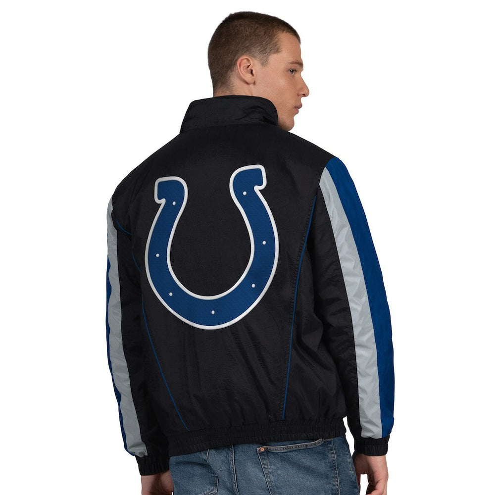 Indianapolis Colts Starter Thursday Night Gridiron Half-Zip Jacket - Black Jackets