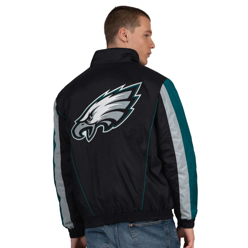 Philadelphia Eagles Starter Thursday Night Gridiron Half-Zip Jacket - Black Jackets