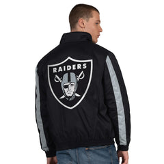 Las Vegas Raiders Starter Thursday Night Gridiron Half-Zip Jacket - Black Jackets