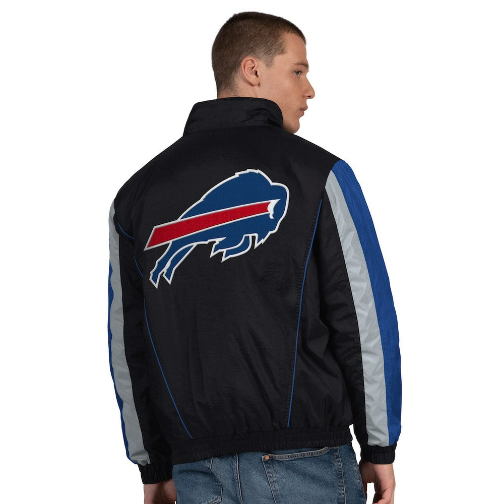 Buffalo Bills Starter Thursday Night Gridiron Half-Zip Jacket - Black Jackets