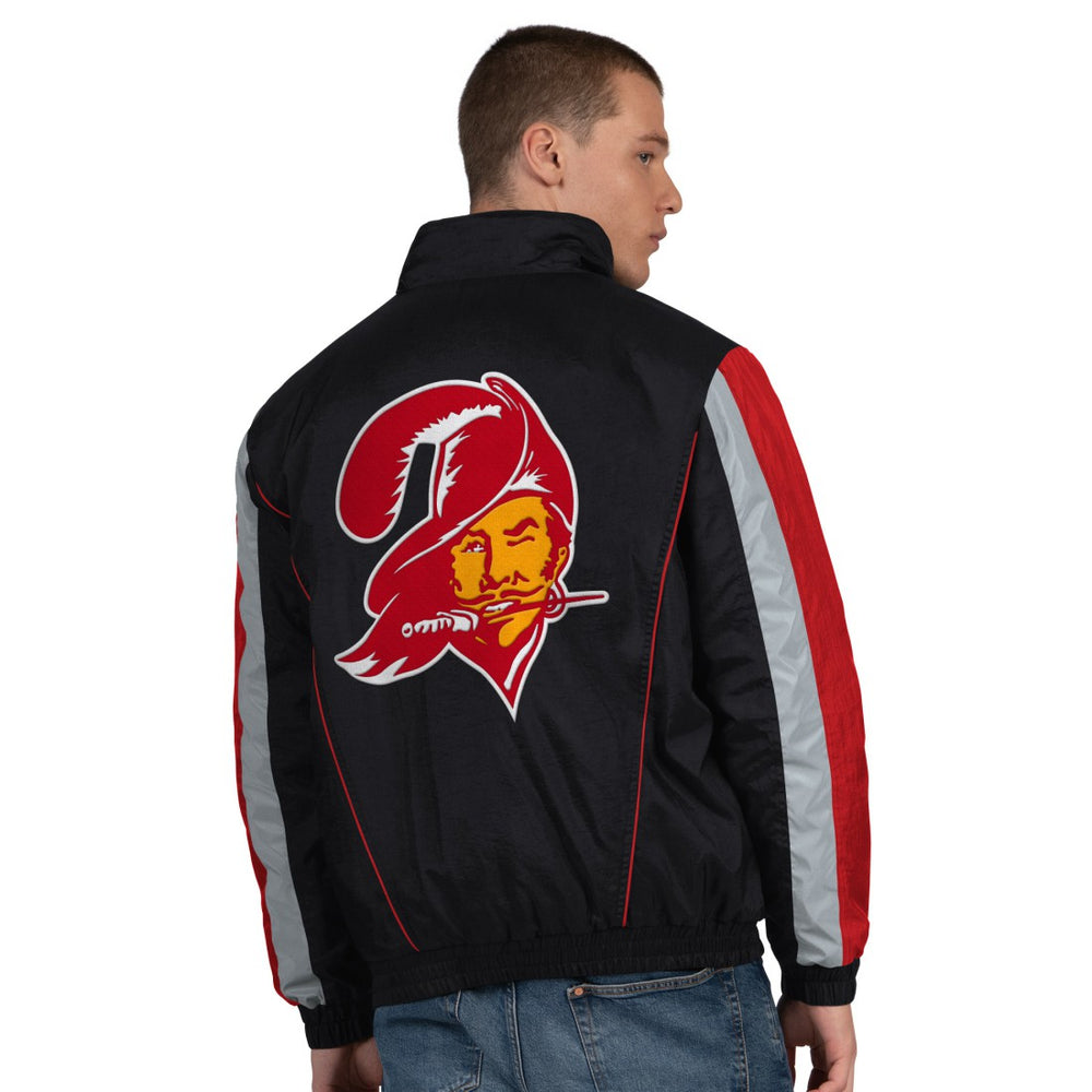Tampa Bay Buccaneers Starter Thursday Night Gridiron Vintage Logo Half-Zip Jacket - Black Jackets
