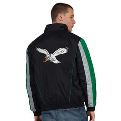 Philadelphia Eagles Starter Thursday Night Gridiron Vintage Logo Half-Zip Jacket - Black Jackets
