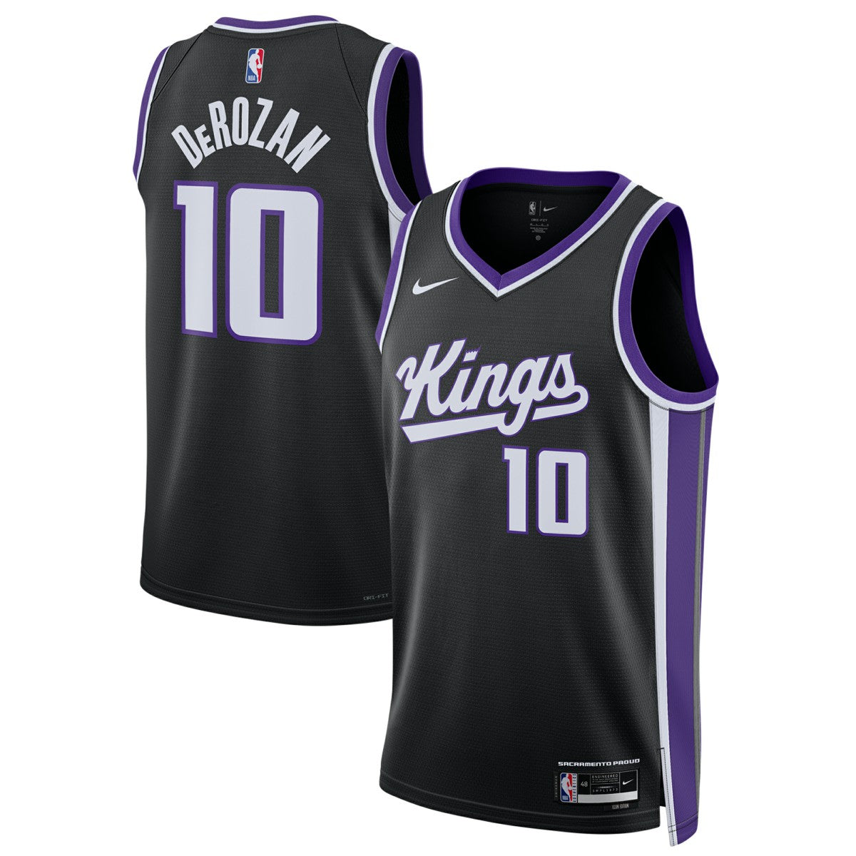 DeMar DeRozan Sacramento Kings Unisex Swingman Player Jersey Icon Edition Black - Nike