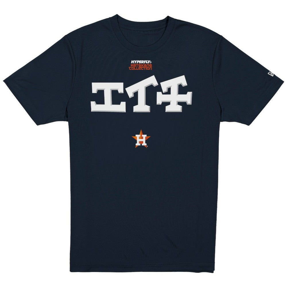 Houston Astros New Era x Hyperfly T-Shirt - Navy T-shirts