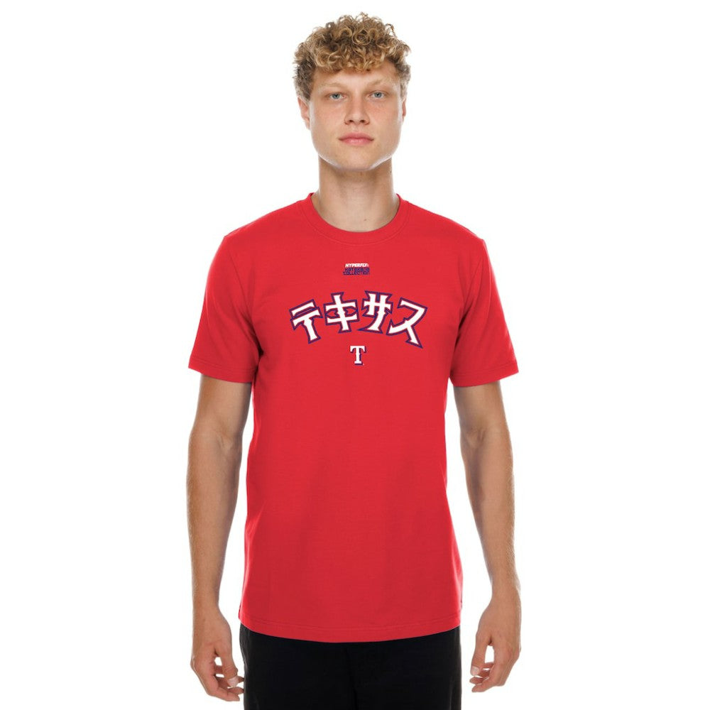 Texas Rangers New Era x Hyperfly T-Shirt - Red T-shirts
