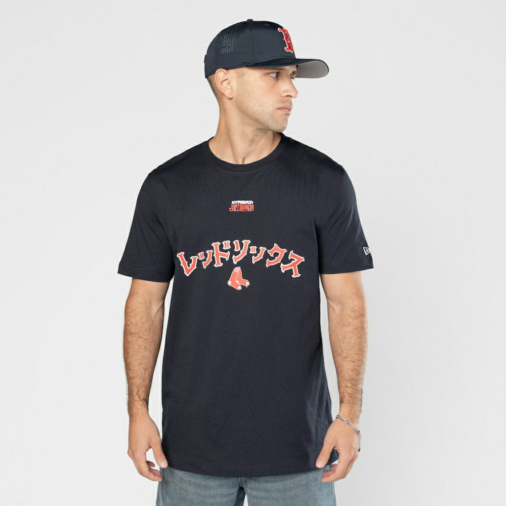 Boston Red Sox New Era x Hyperfly T-Shirt - Navy T-shirts