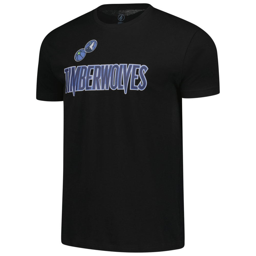 Minnesota Timberwolves FISLL Unisex Oversize Logo T-Shirt Black