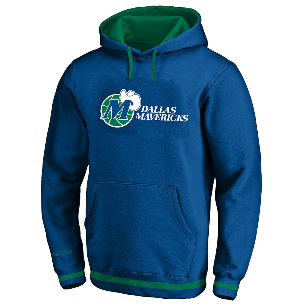 Dallas Mavericks Hardwood Classics Big & Tall Hoodie Blue - Mitchell & Ness