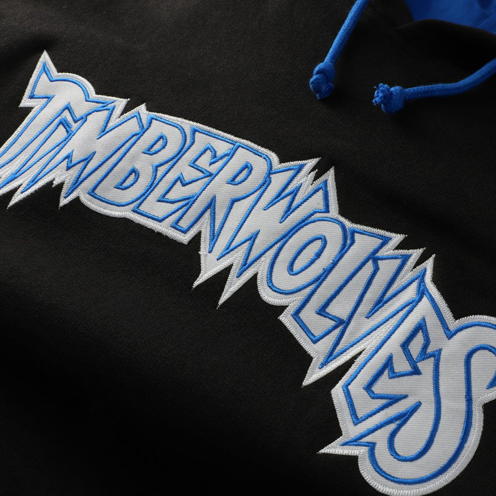Minnesota Timberwolves Hardwood Classics Big & Tall Hoodie Black - Mitchell & Ness