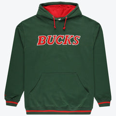 Milwaukee Bucks Hardwood Classics Big & Tall Hoodie Hunter Green - Mitchell & Ness